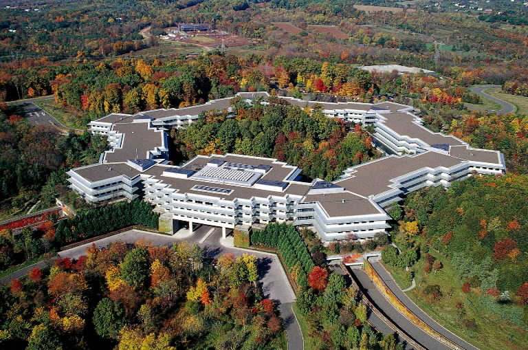 MERCK massive headquarters in Whitehouse Station, NJ.