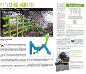 Article about recycling markets in The Pennsylvania Recycler Article