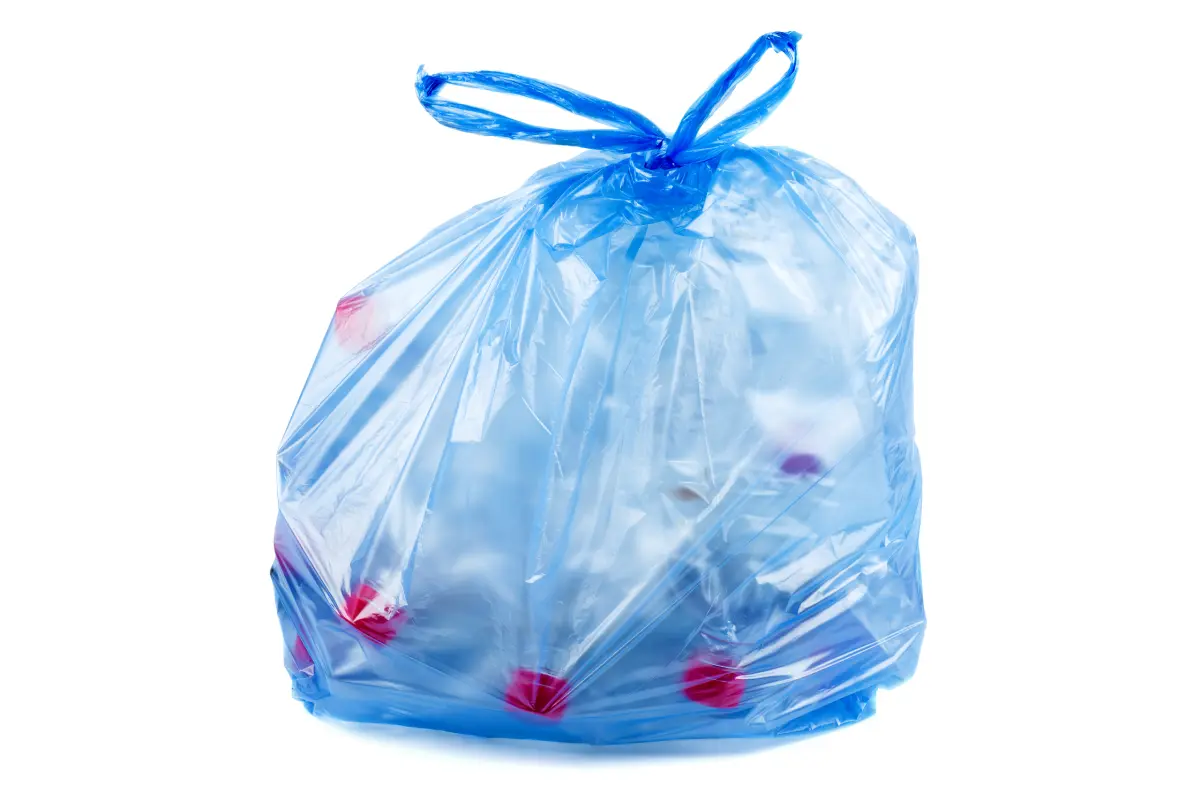 clear plastic recycling bag with plastic bottles for False Recycling Statements